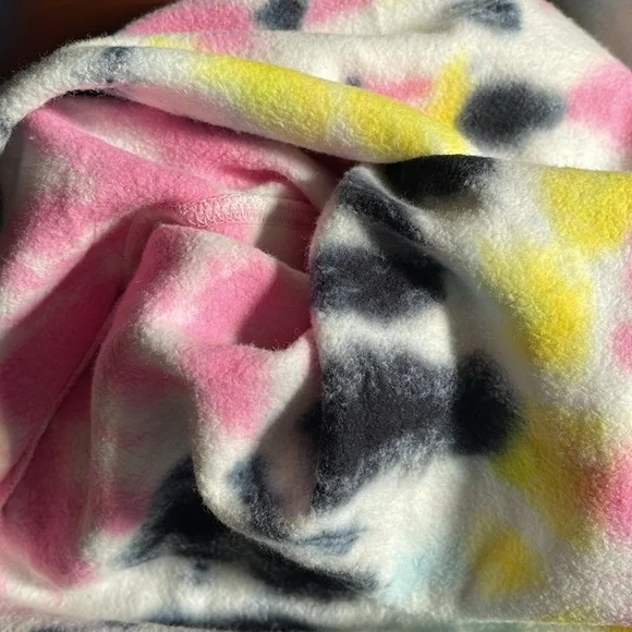 NWT IVORY ELLA MASAI SWIRL TIE DYED OVERSIZED PULLOVER HOODIE SWEATSHIRT SZ SM - Picture 7 of 10